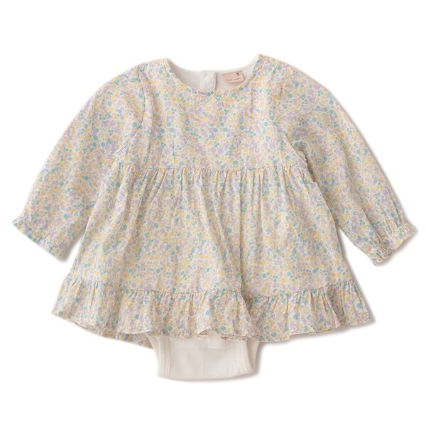 Narumiya Online ナルミヤ オンラインの公式通販サイト花柄チュニックドッキングロンパース 70 ピンク 新生児