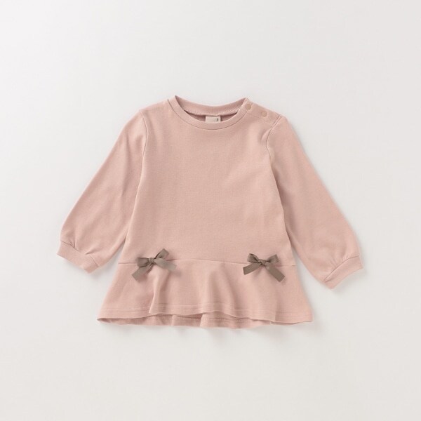 ロングペプラムTシャツ(80 ピンク): キッズ ナルミヤ オンライン公式サイト