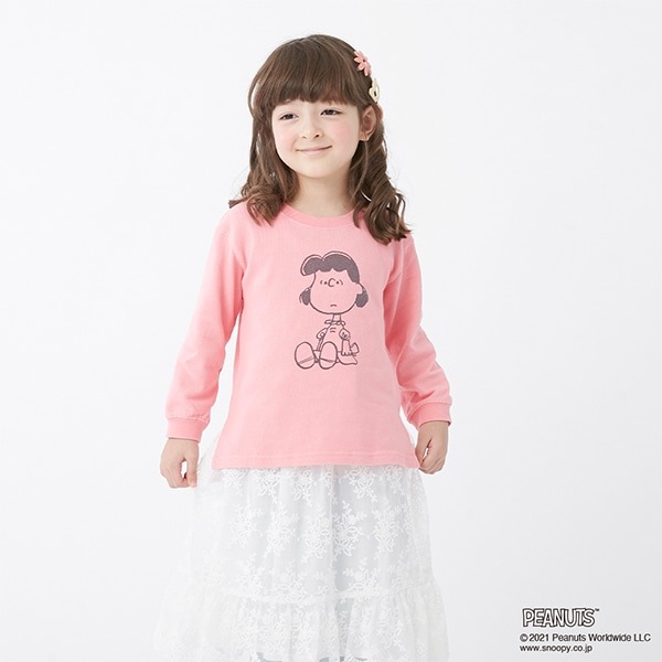 Narumiya Online ナルミヤ オンラインの公式通販サイト Peanutsコラボ キャラクタープリントtシャツ 80 ピンク キッズ