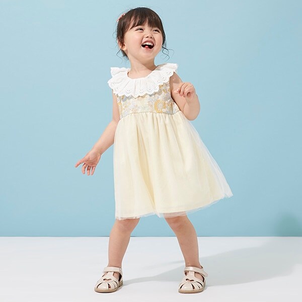 petit main 120CM レーフティアードチュニック 新品 女の子