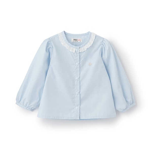 【POLO BCS】衿レースブラウス