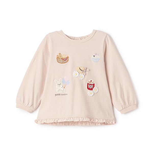 puputeteアップリケTシャツ