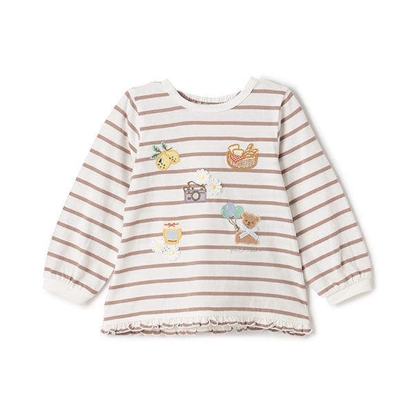 puputeteアップリケTシャツ