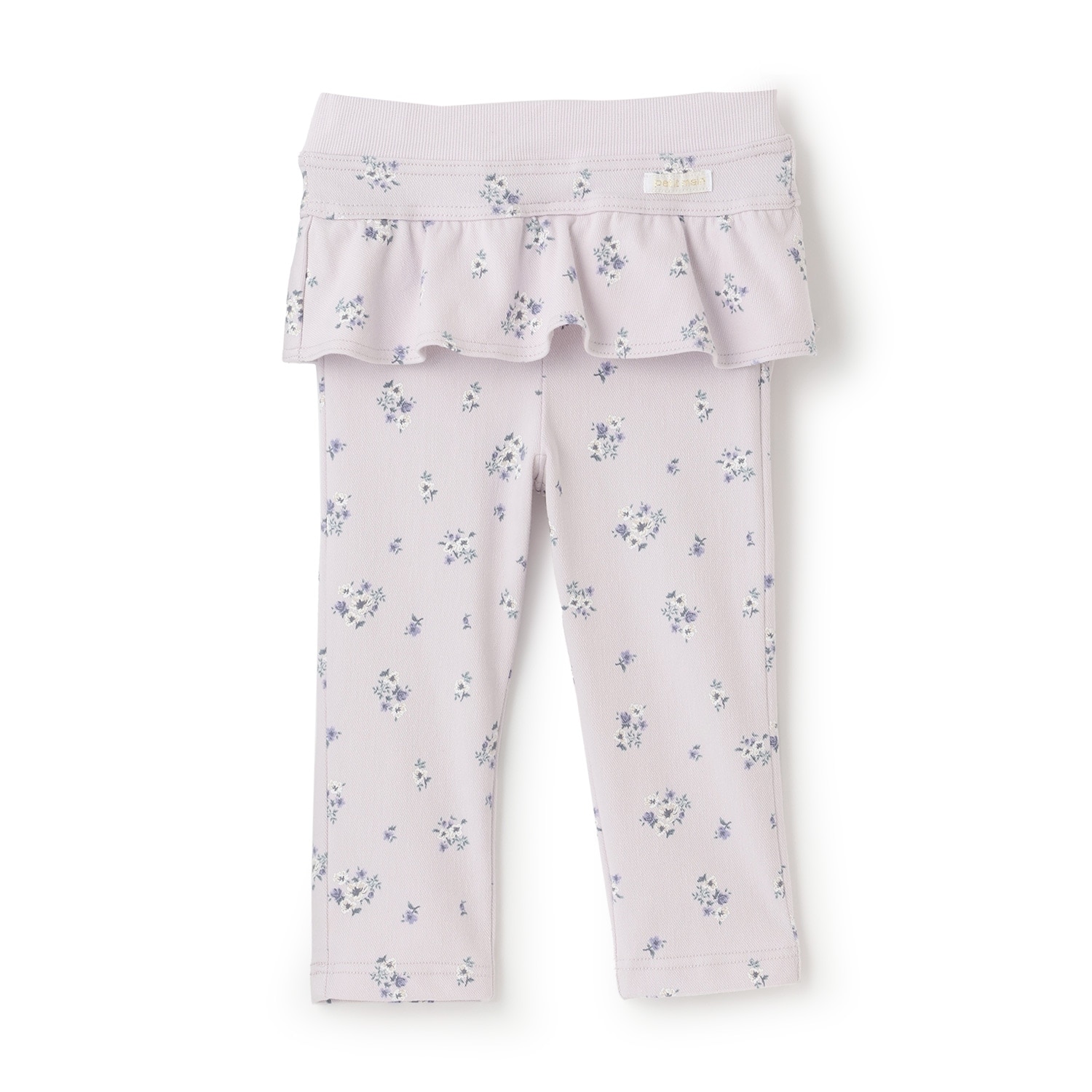 【スマイル/防汚加工】フリルカットロングパンツ