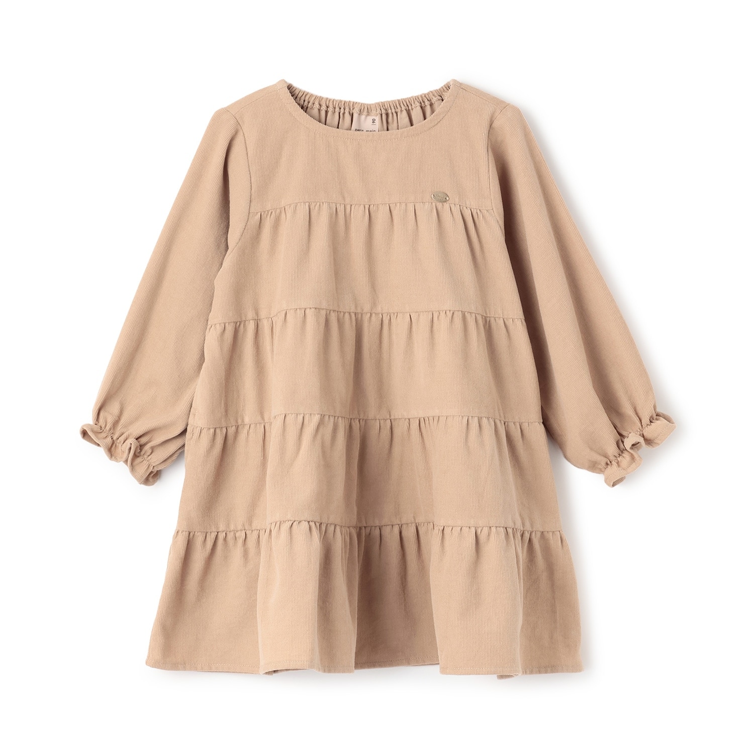 コーデュロイティアードワンピース