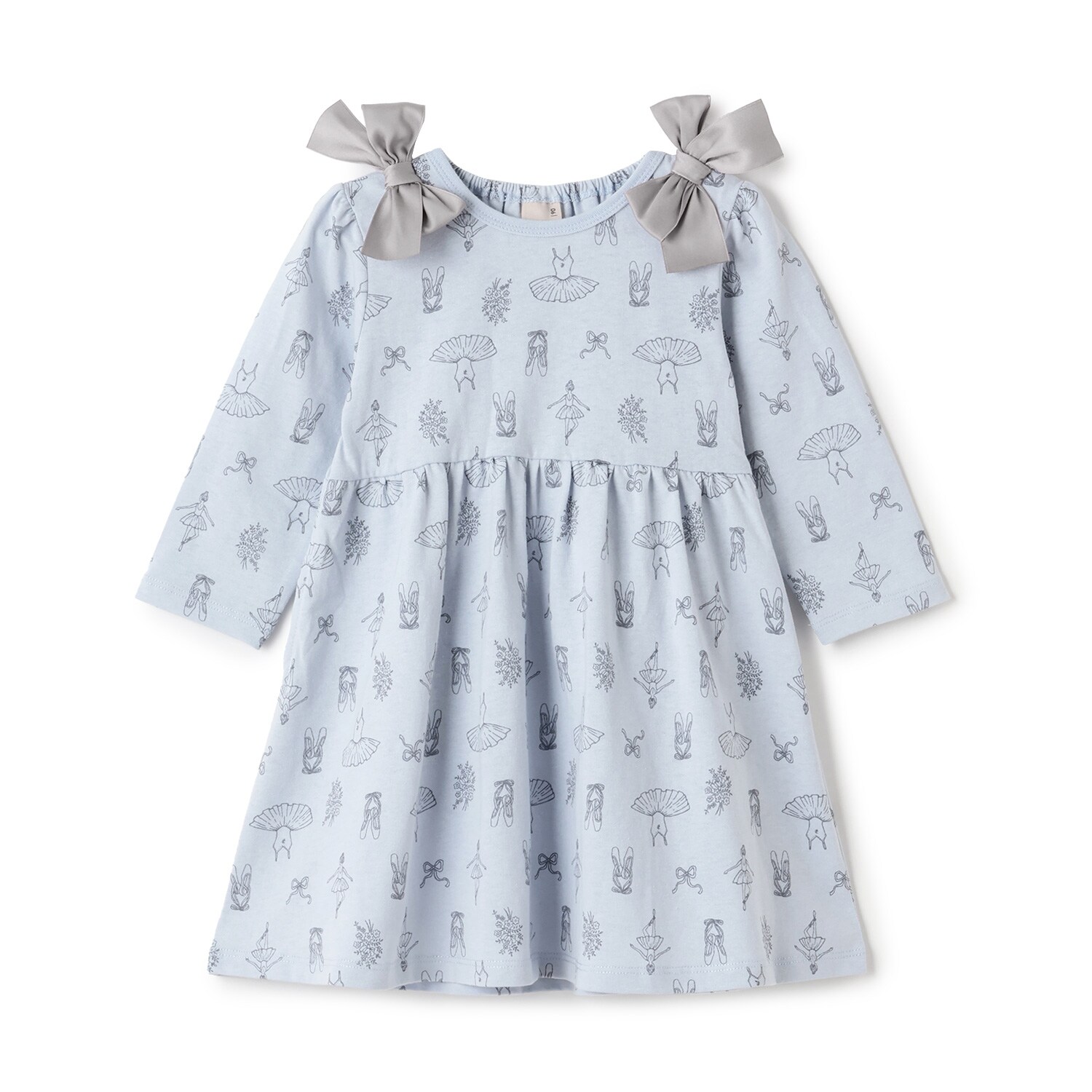 【GOODPRICE】柄リボンカットワンピース