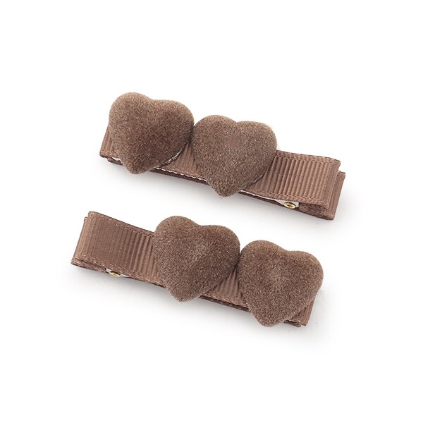 ★せいこ様★BIBI フィカレヘアクリップ2点セット　イタリア製　グレージュ　M ラメ星ヘアクリップ2P(F ゴールド): キッズ - ナルミヤ