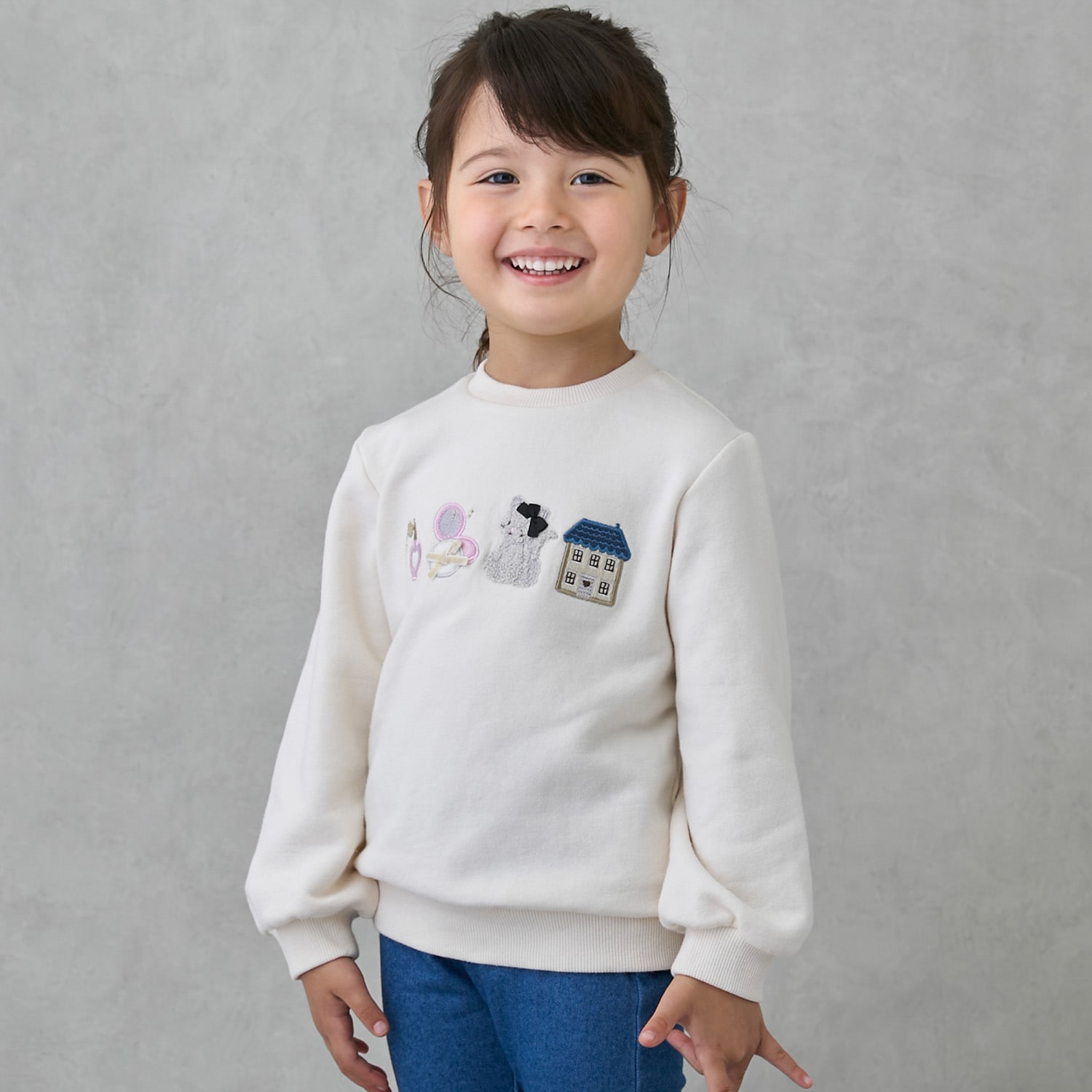 【フワのびっと】アソートアップリケトレーナー