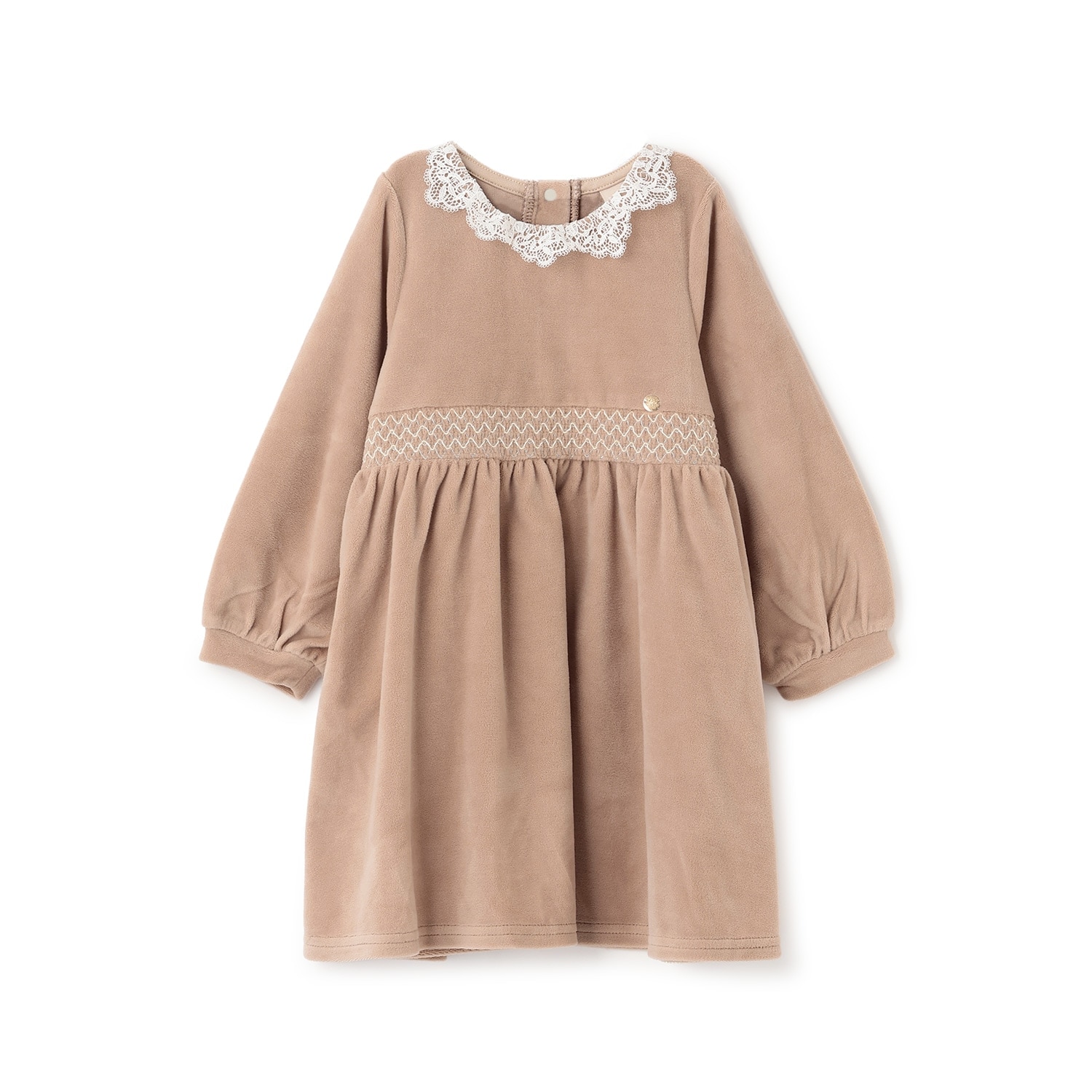 ベロアレースワンピース