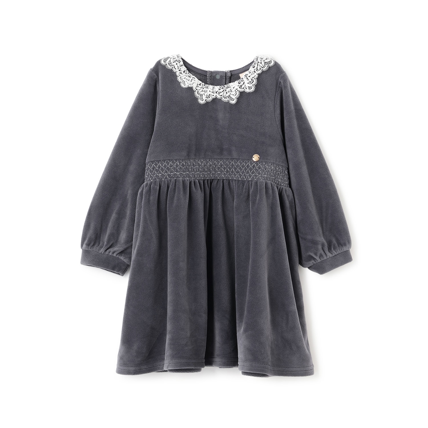 ベロアレースワンピース