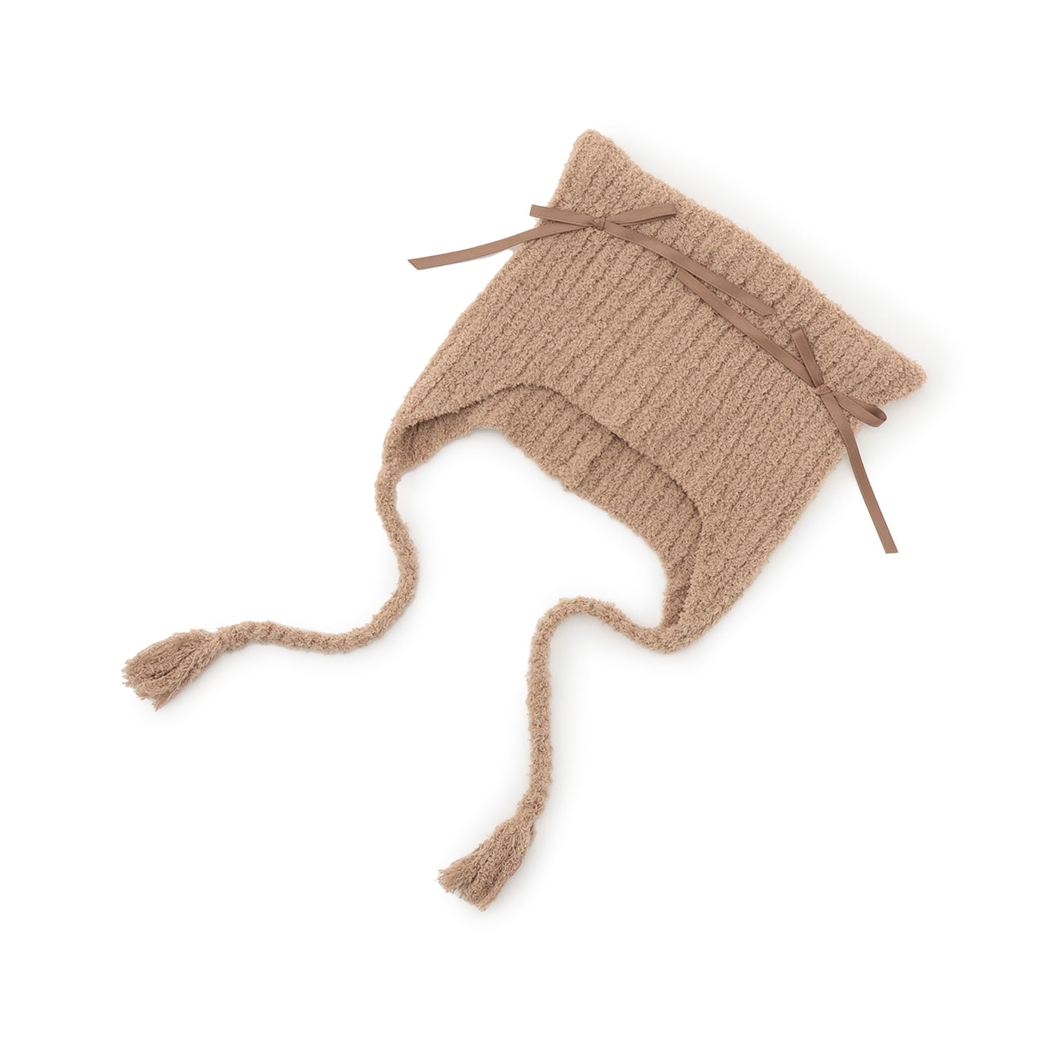 マシュマロねこ耳ニット帽