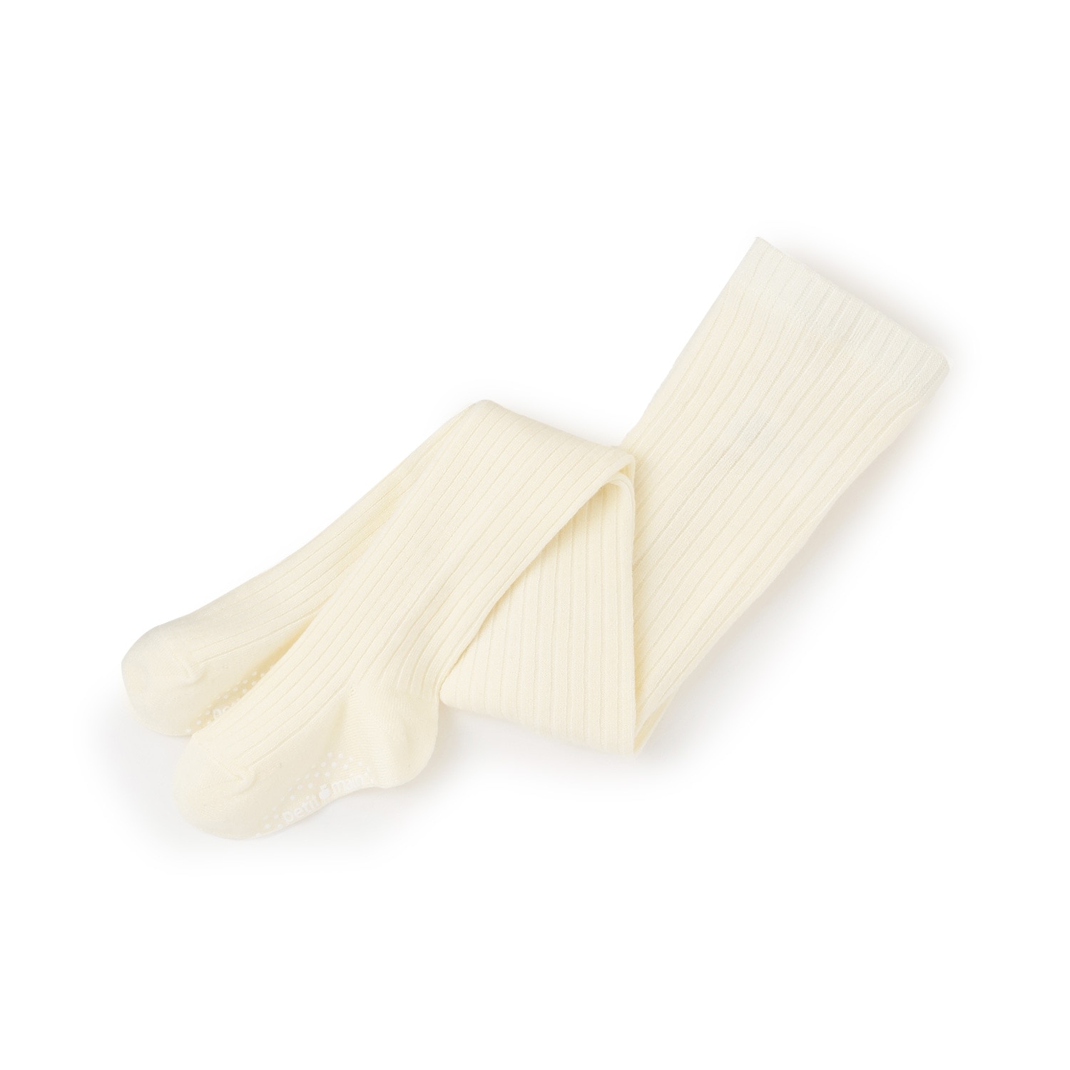 ウール混リブタイツ