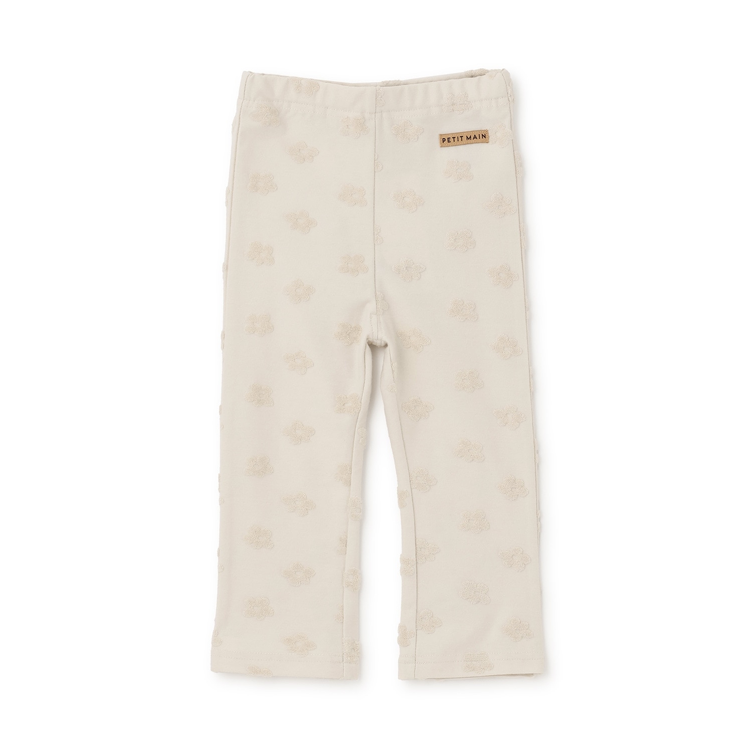 お花ジャカードフレアパンツ