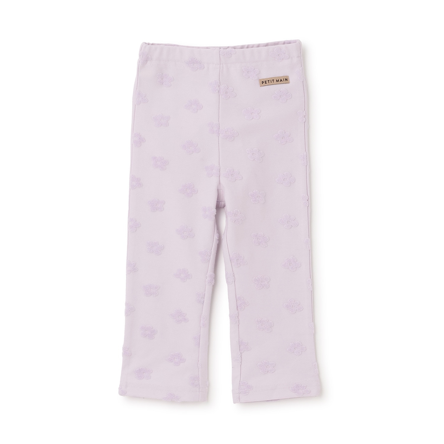 お花ジャカードフレアパンツ