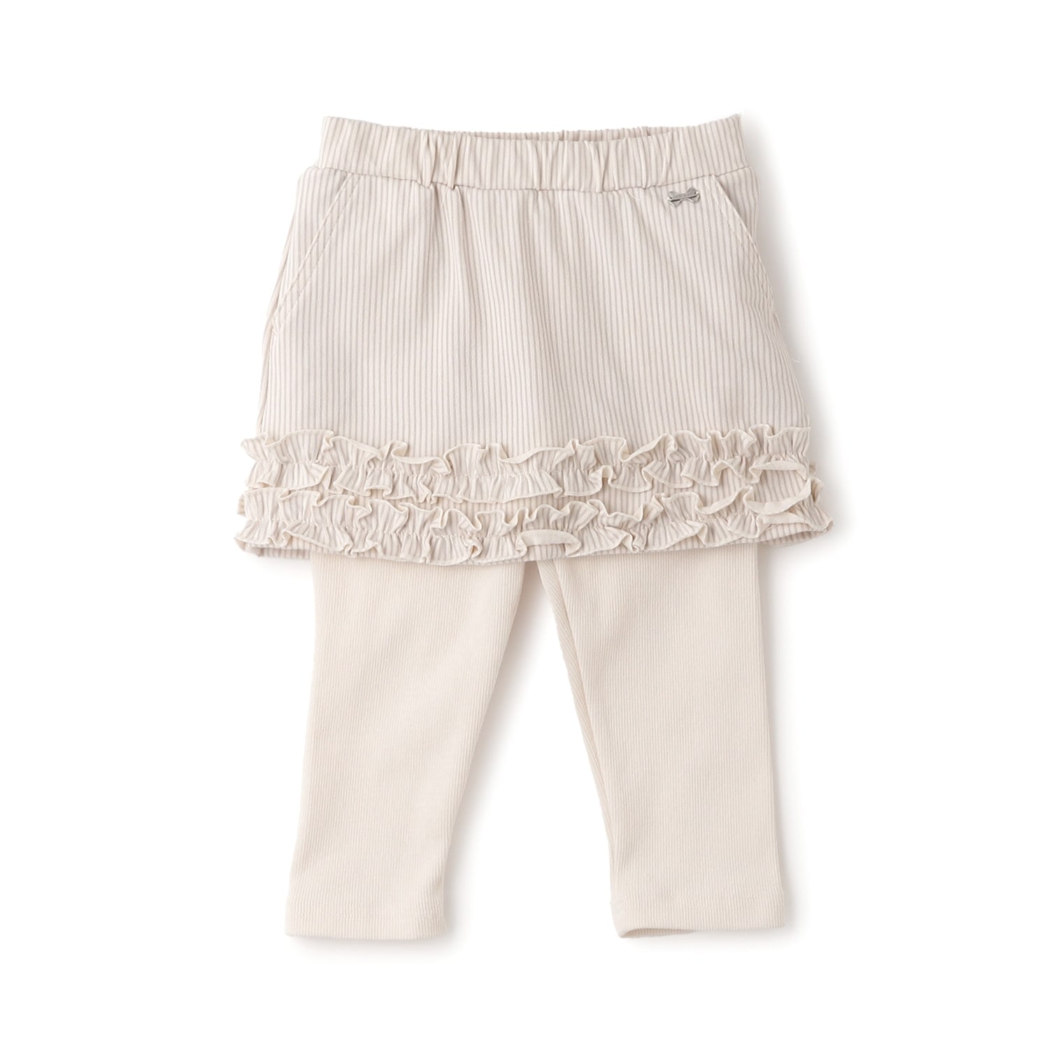 裾フリルレギンスつきスカート