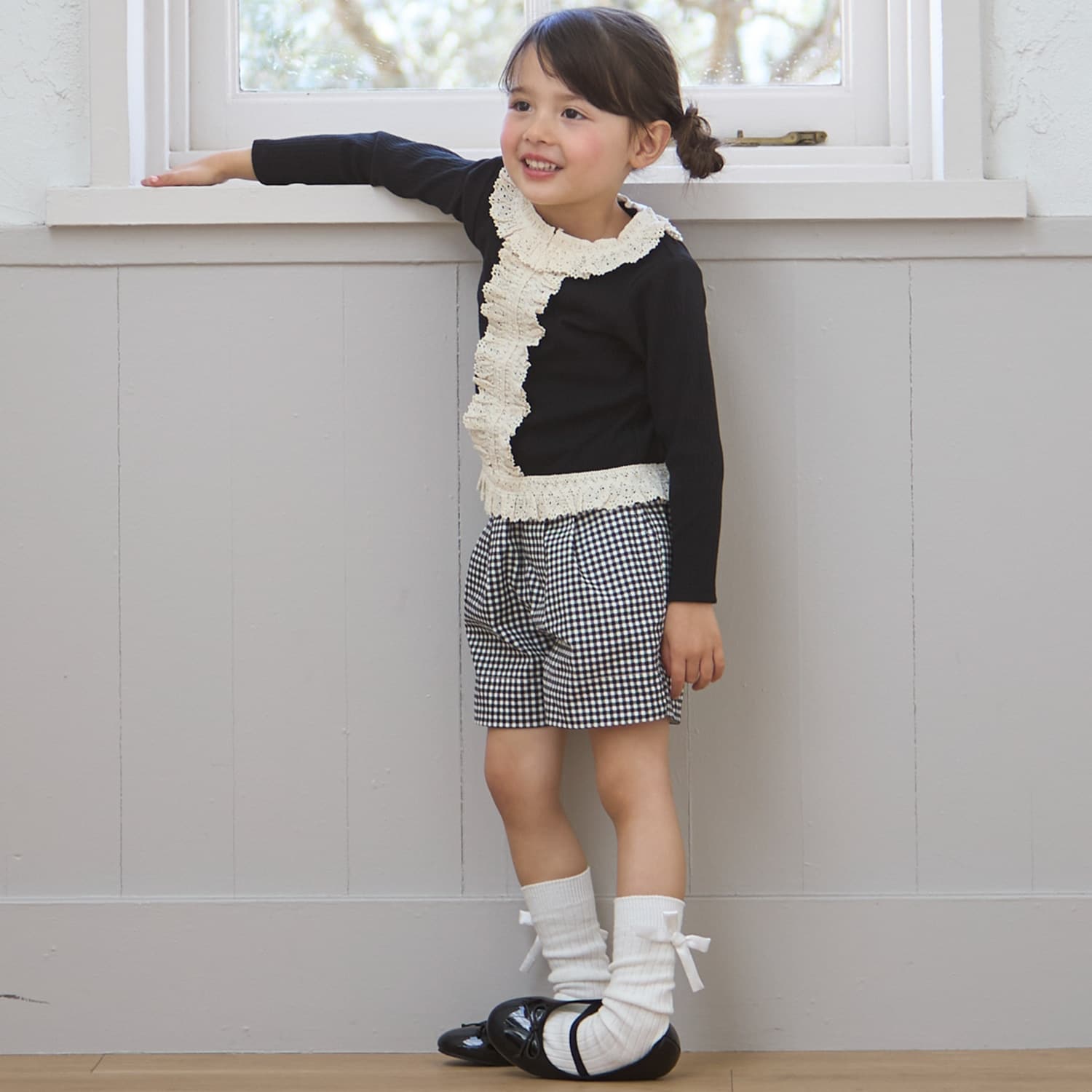 バックリボンショートパンツ