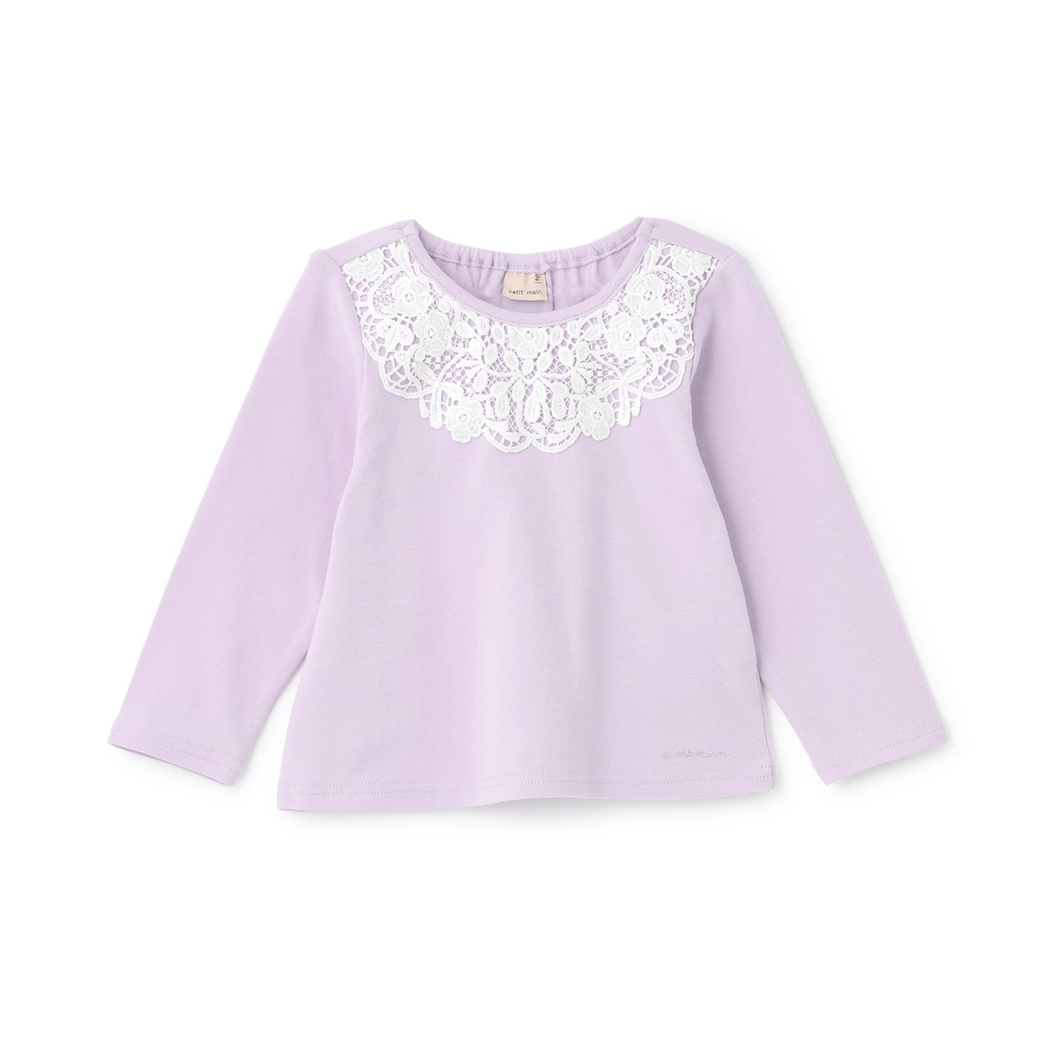 ヨークレース長袖Tシャツ