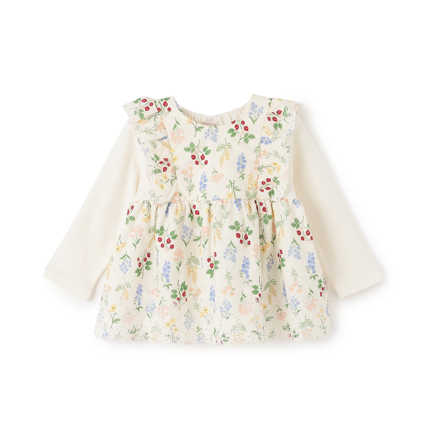 【リンク】ショルダーフリル長袖チュニック