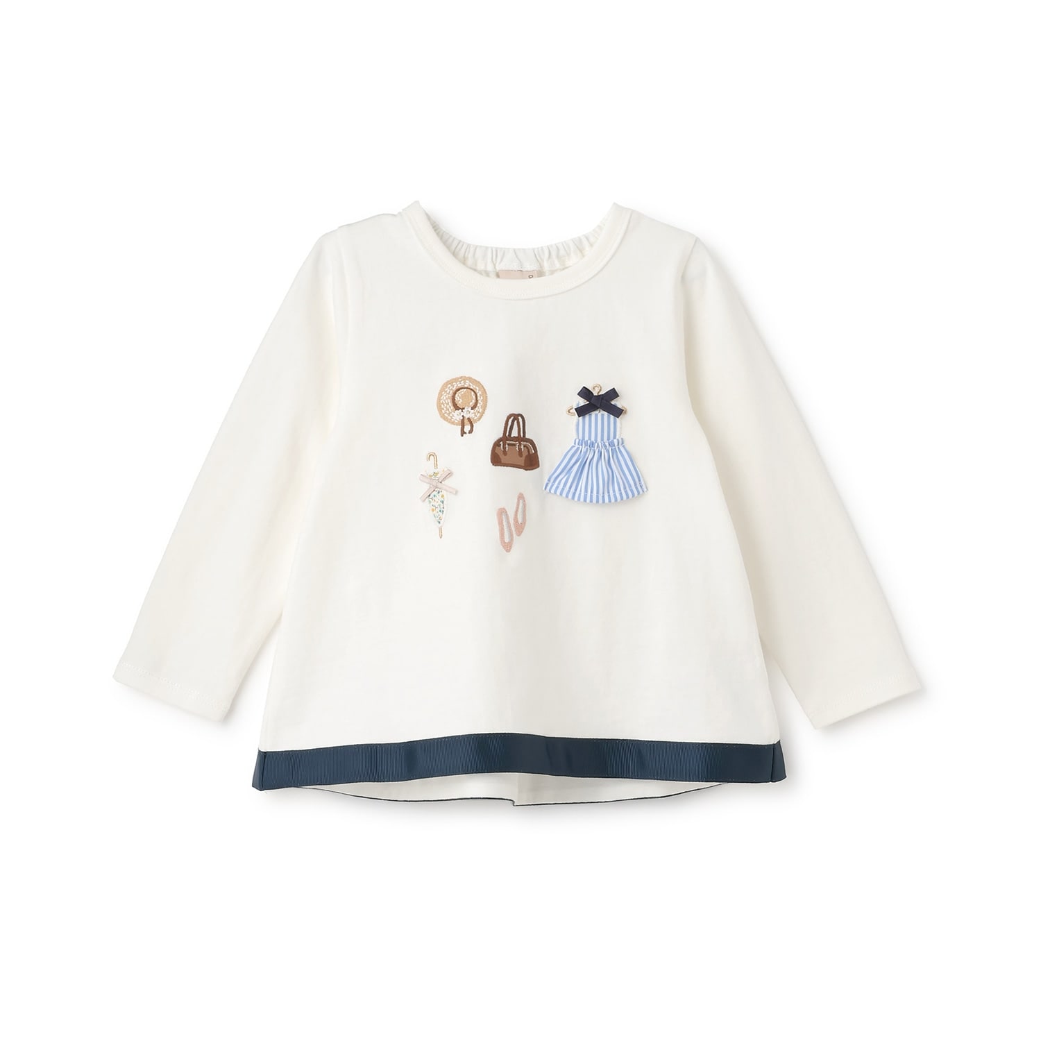 お洋服モチーフ長袖Tシャツ