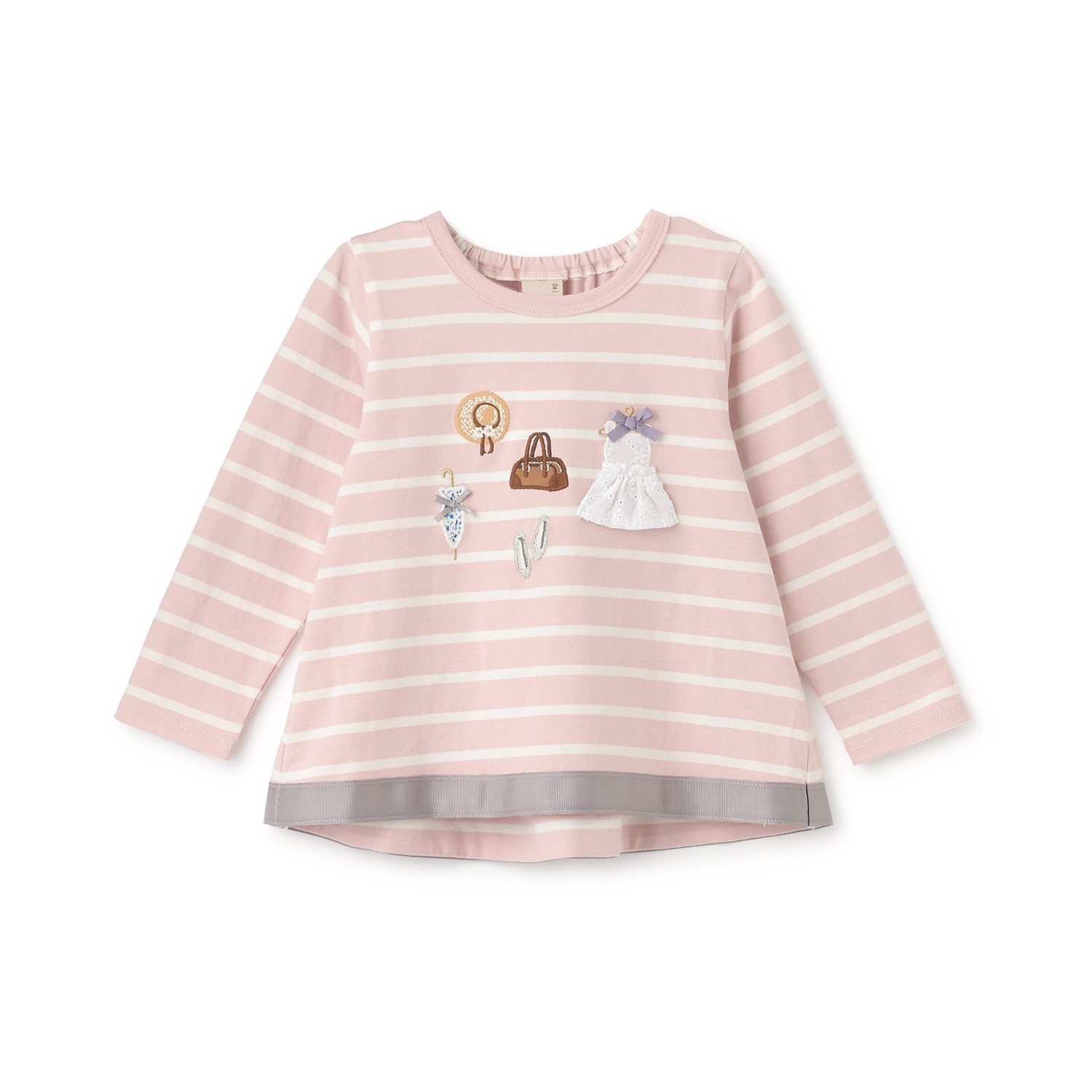 お洋服モチーフ長袖Tシャツ