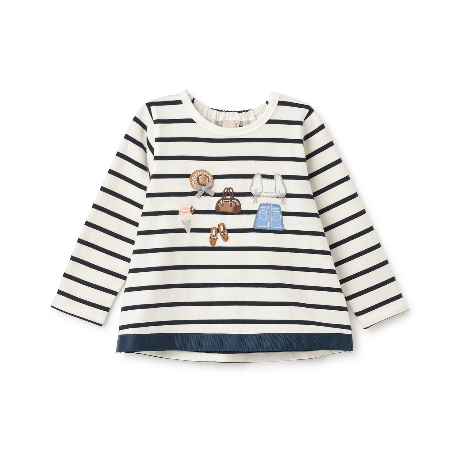 お洋服モチーフ長袖Tシャツ