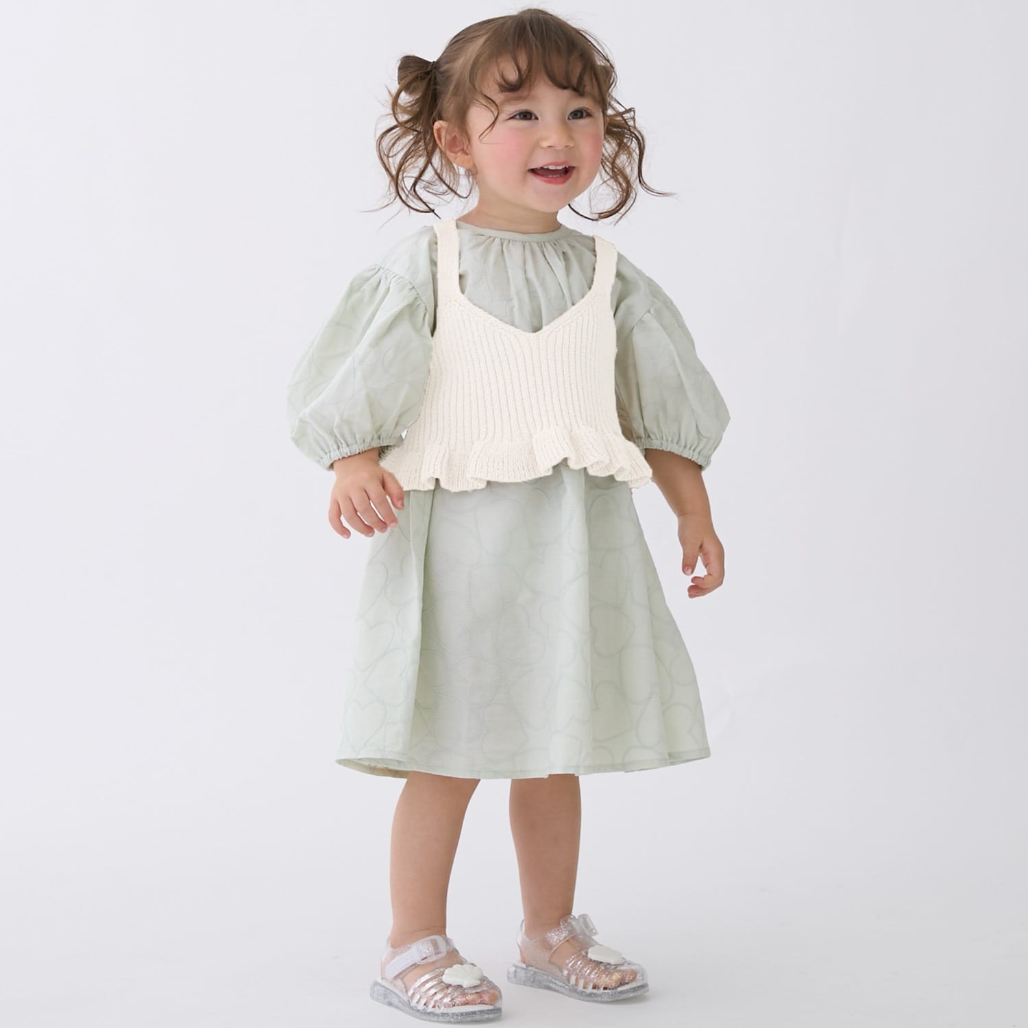 【リンク】レースワンピースビスチェセット