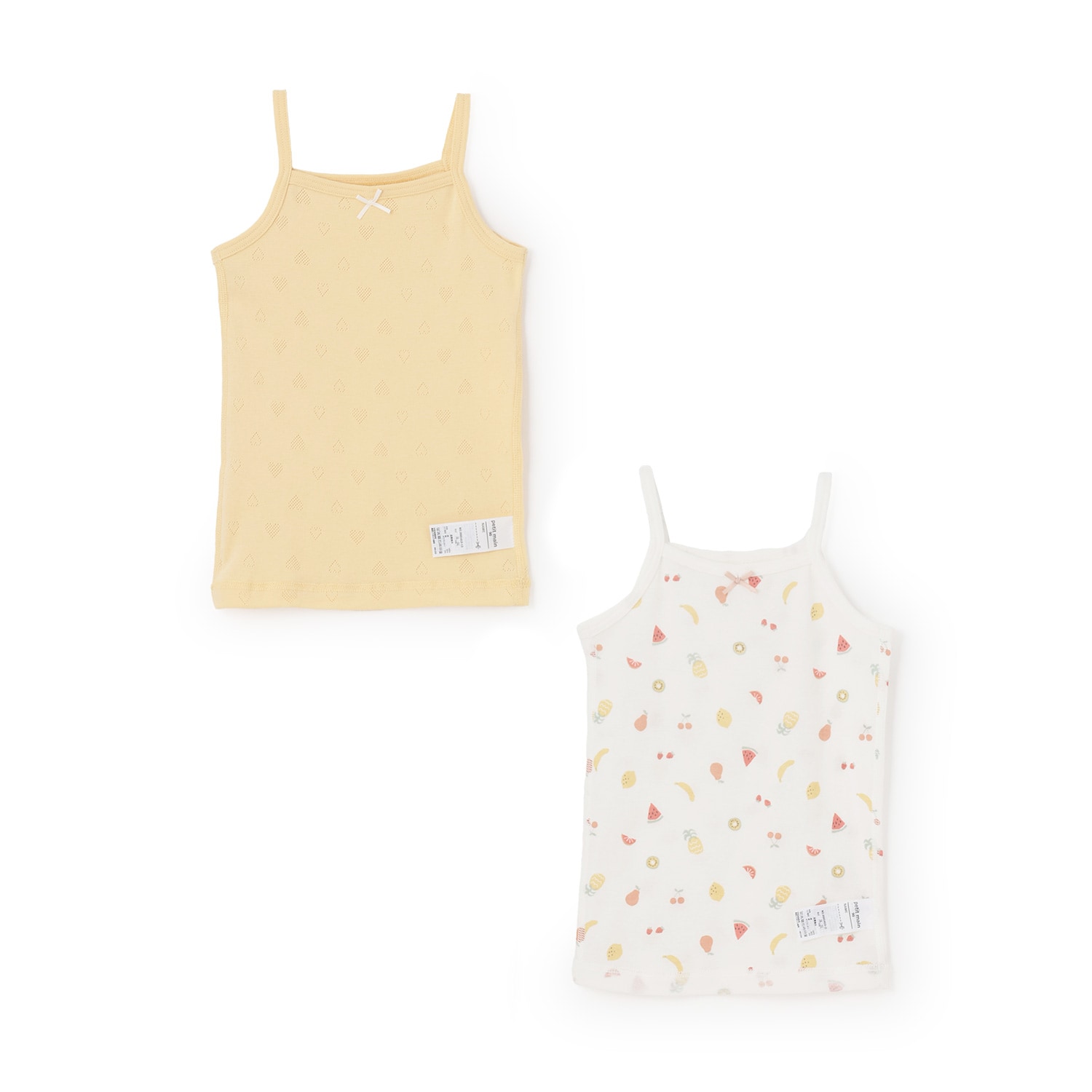 【弱酸性】女児キャミ肌着2P