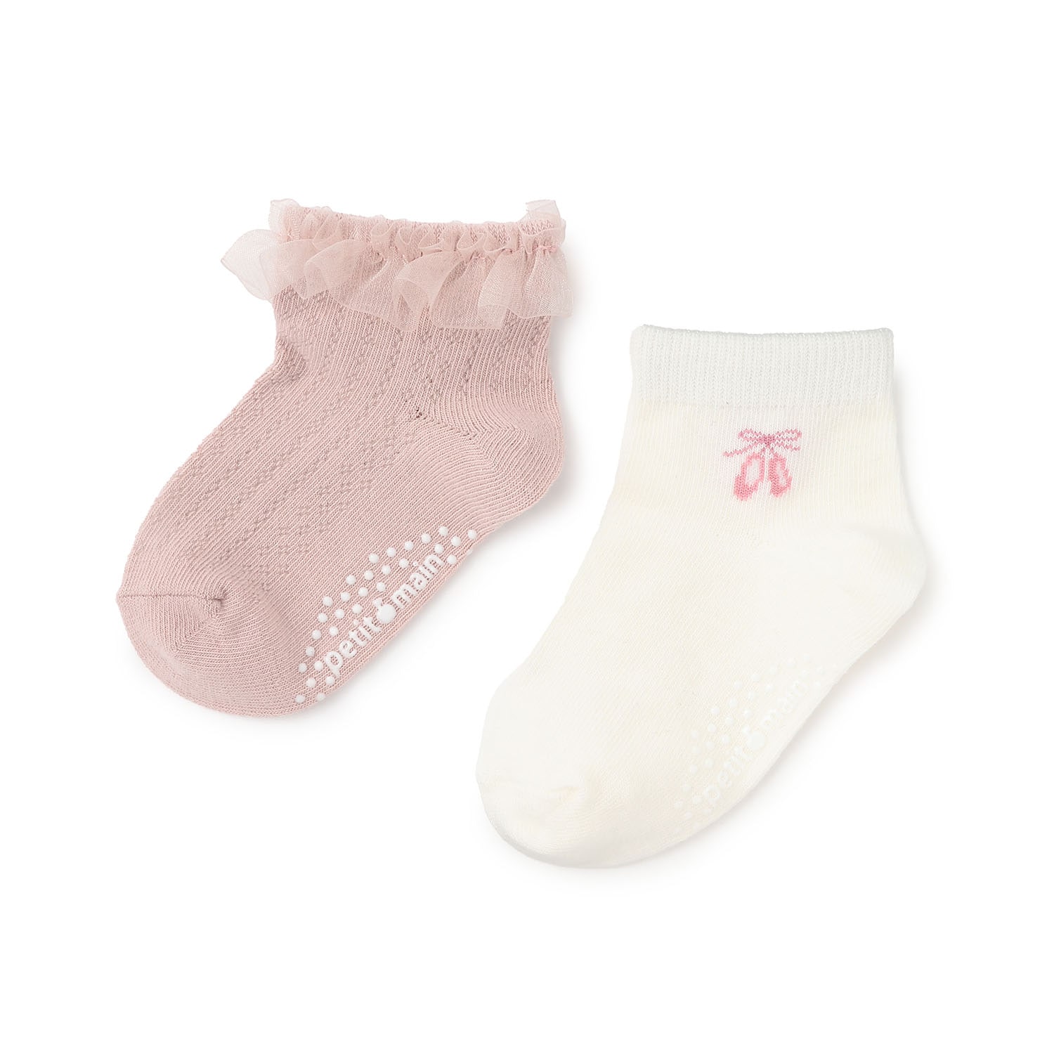 バレエショートソックス2P