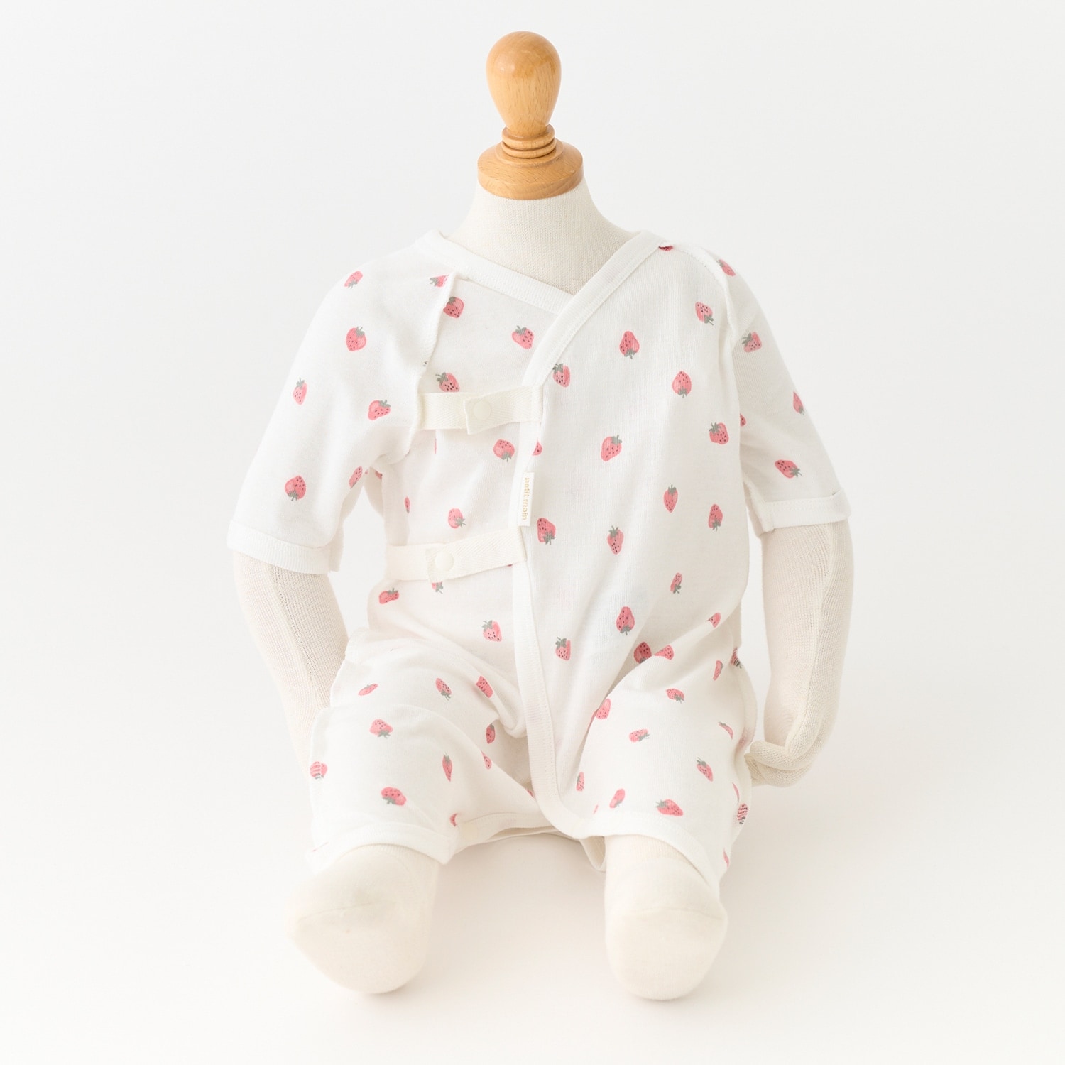 miitokei 2着 弱酸性】コンビ肌着(50-70cm ライト グリーン): 新生児 - ナルミヤ