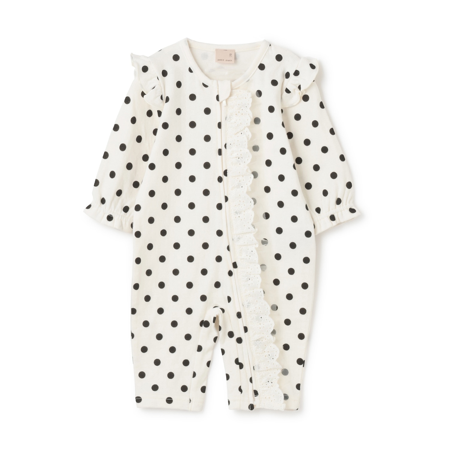 レースフリルカバーオール