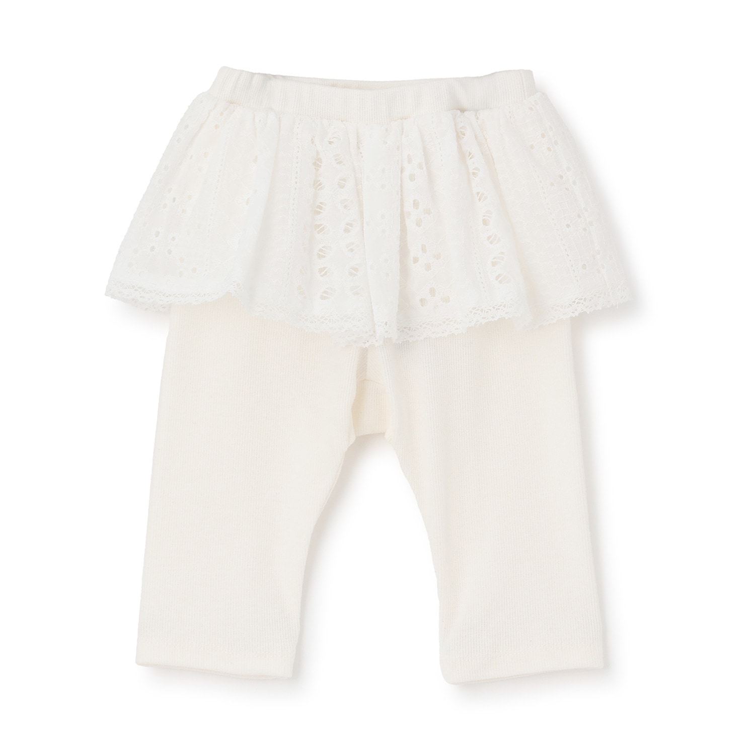 レーススカートつきレギンス