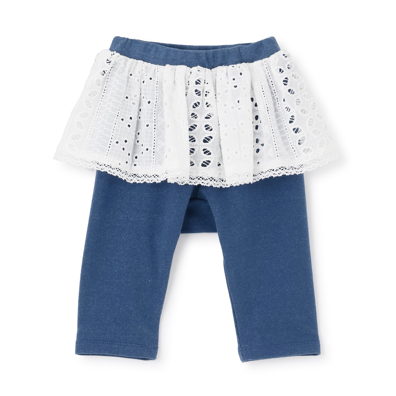 レーススカートつきレギンス