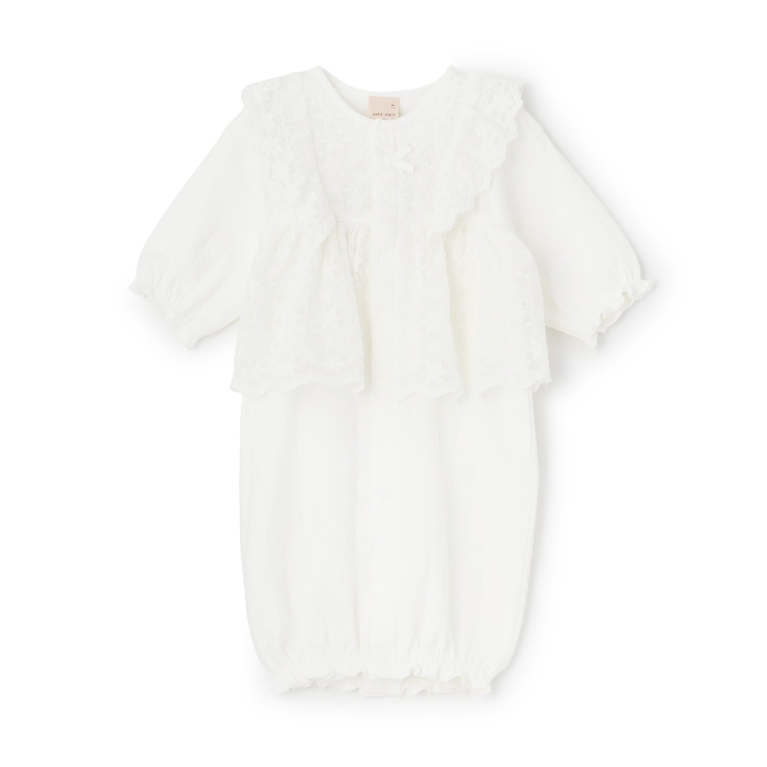 【オーガニック】ペプラム切替2WAYオール