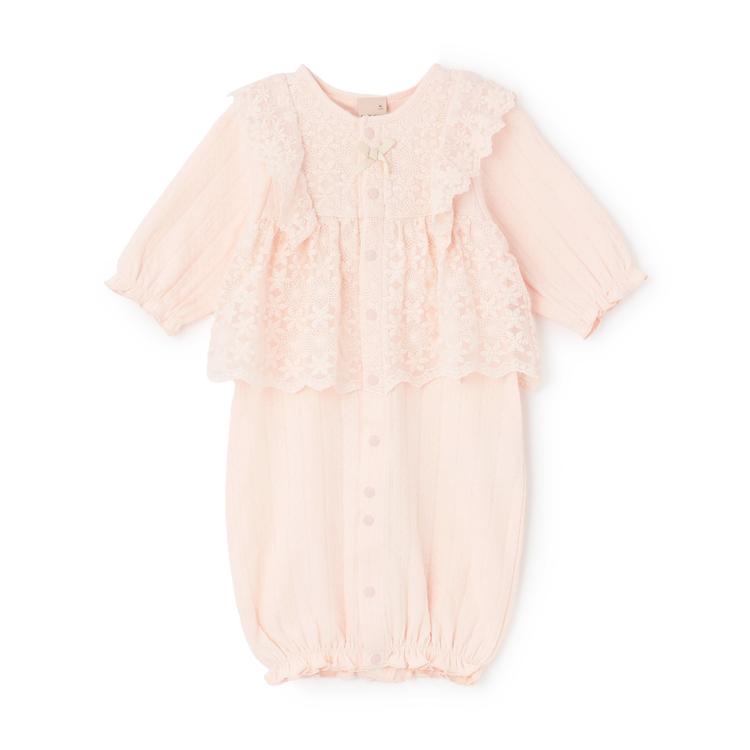 【オーガニック】ペプラム切替2WAYオール