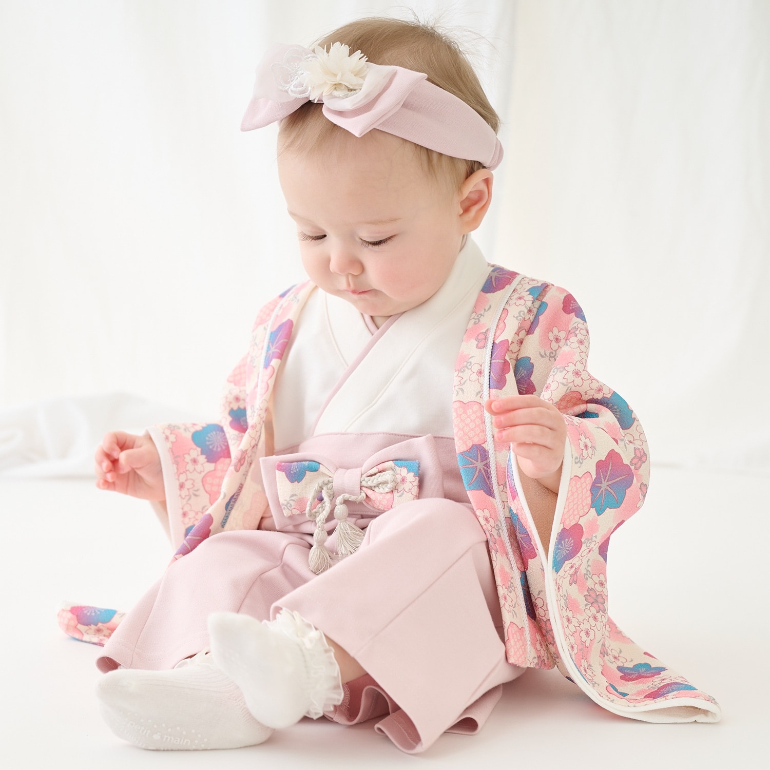 girls 袴カバーオール