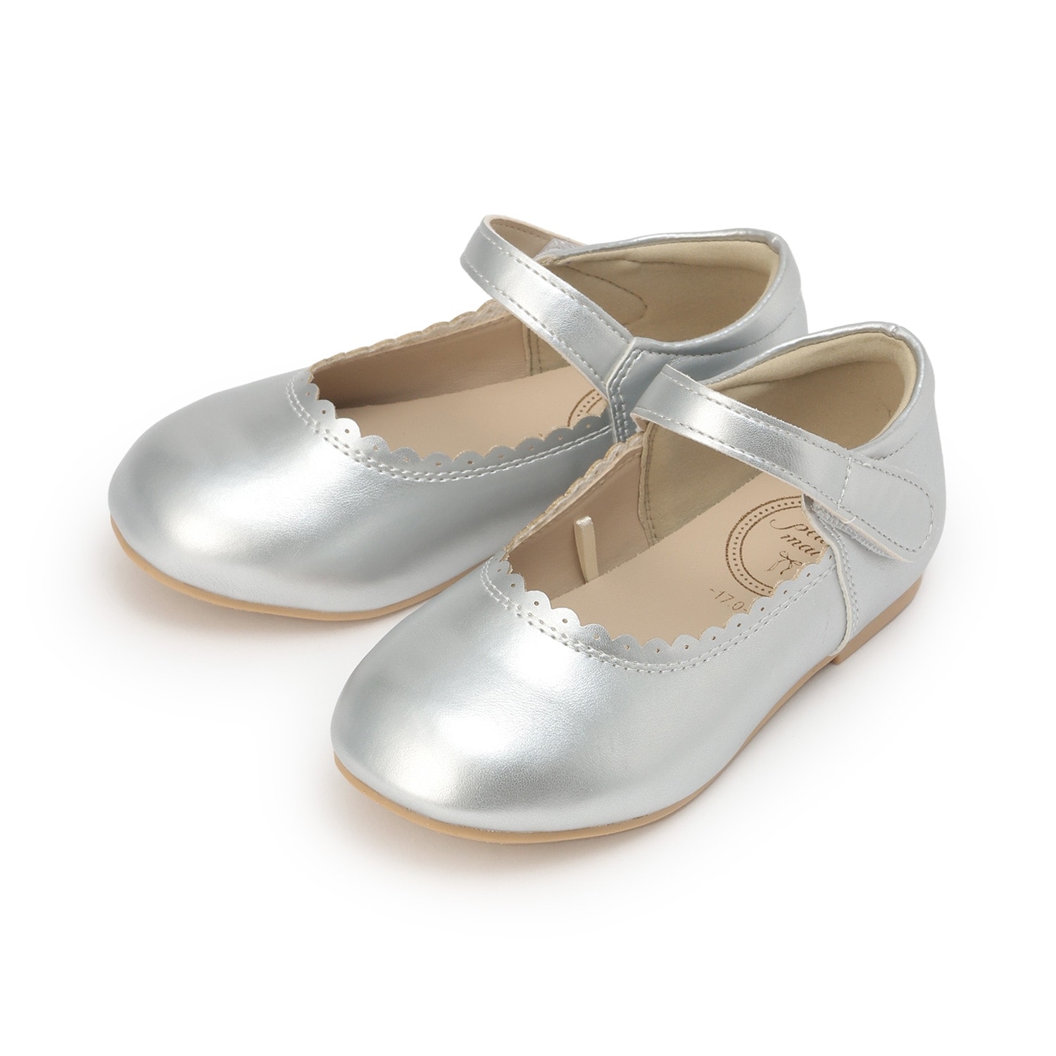 スカラップパンプス