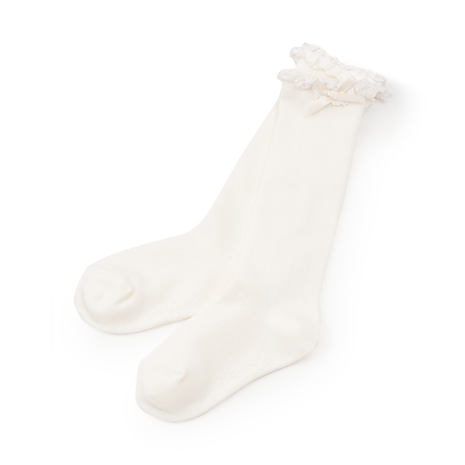 リボンつきハイソックス