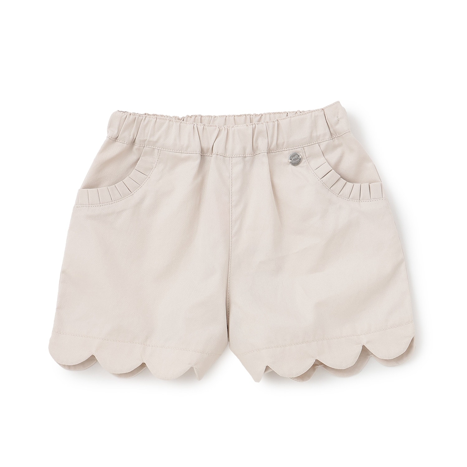 【防汚加工】スカラップショートパンツ