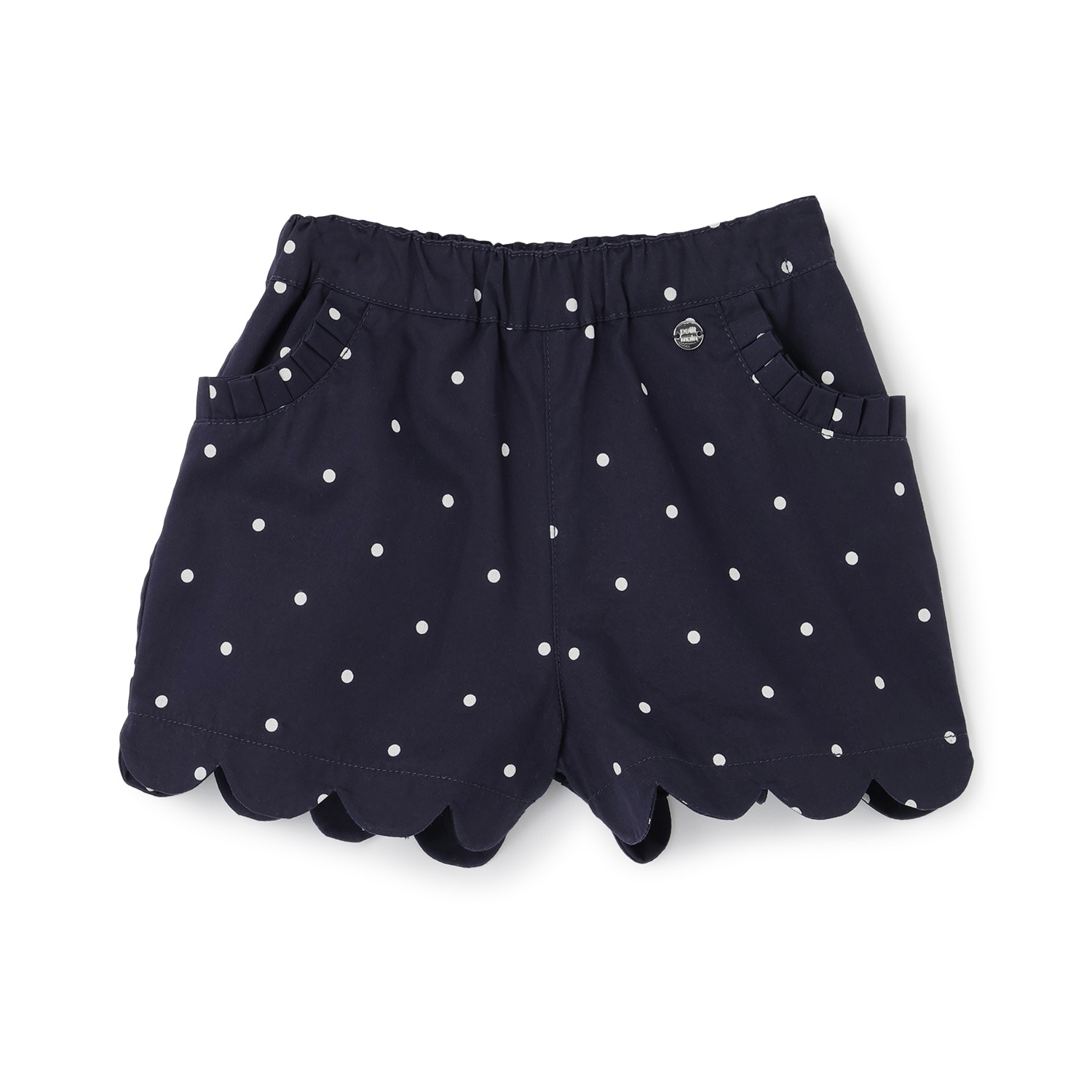 【防汚加工】スカラップショートパンツ