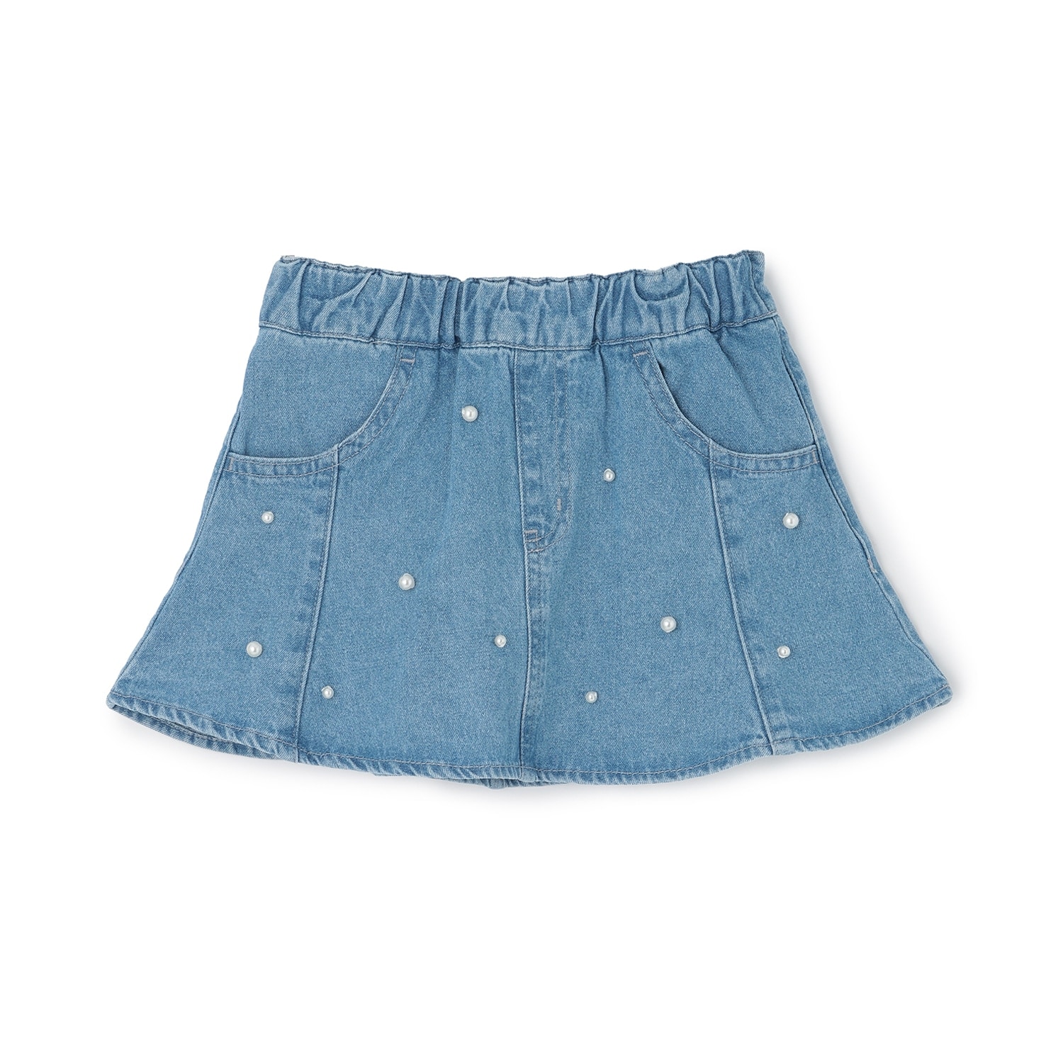 パールデニムフレアスカパン