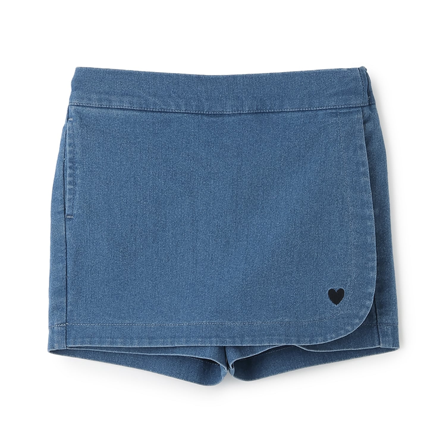 ハート刺しゅうラップスカパン