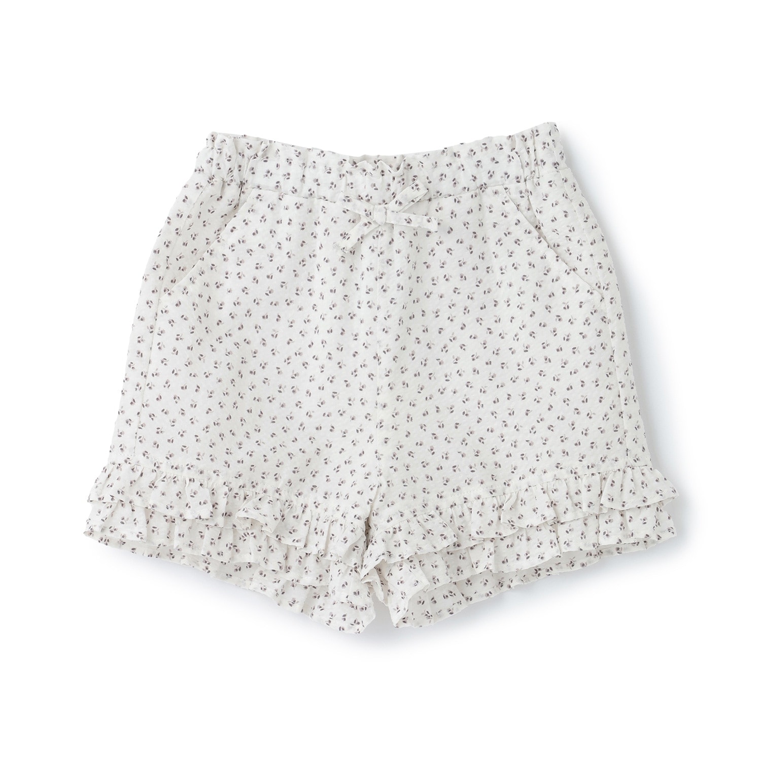 【接触冷感/リンク】ちびフリルショートパンツ