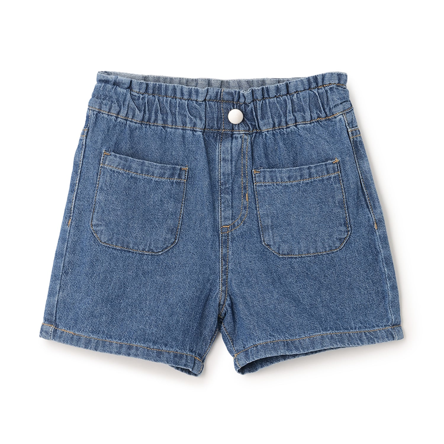ウオッシュ加工ショートパンツ
