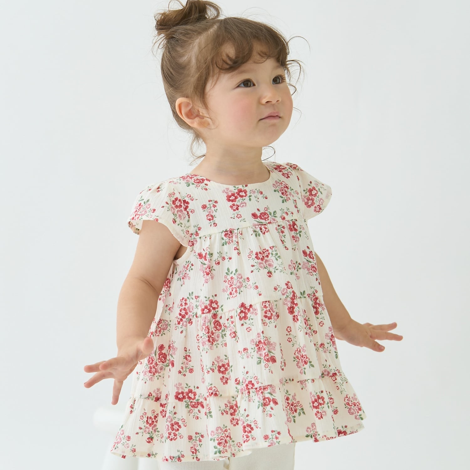 【スマイル/冷感/リンク】楊柳チュニック