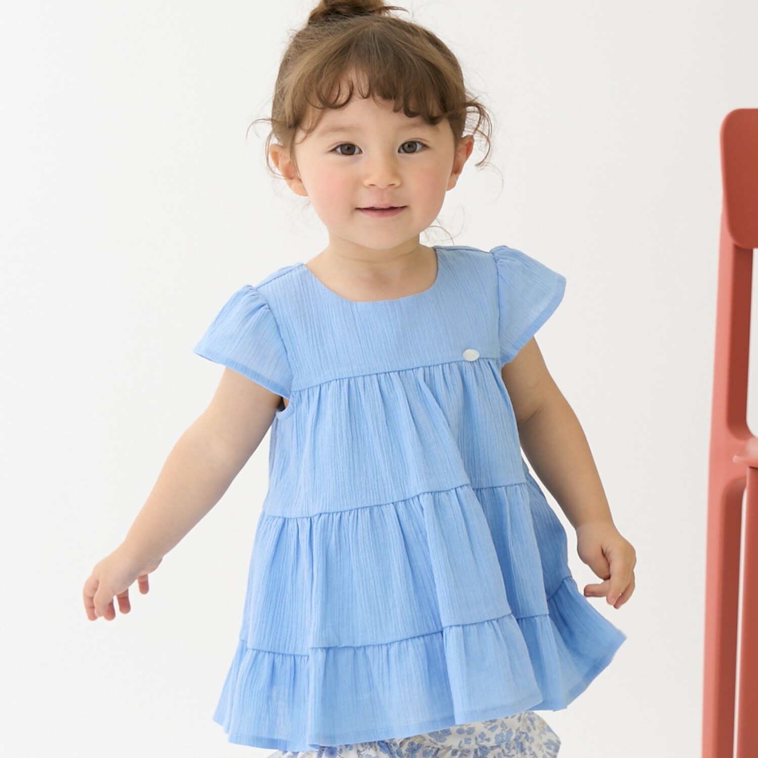 【スマイル/冷感/リンク】楊柳チュニック