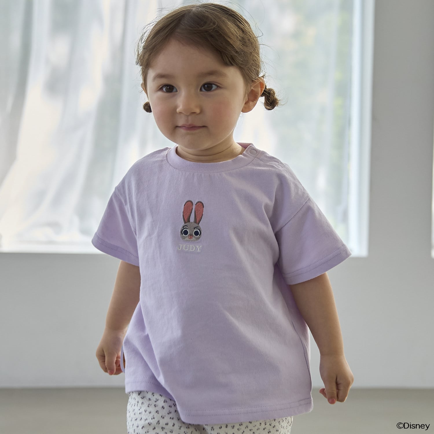 【ズートピア】【接触冷感】フェイスモチーフTシャツ