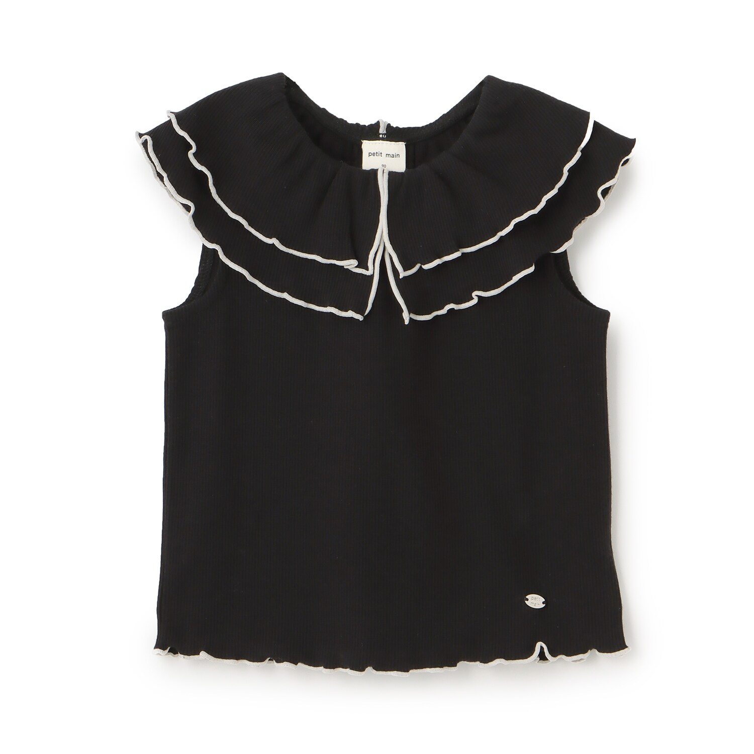 【接触冷感/リンク】メロー衿Tシャツ