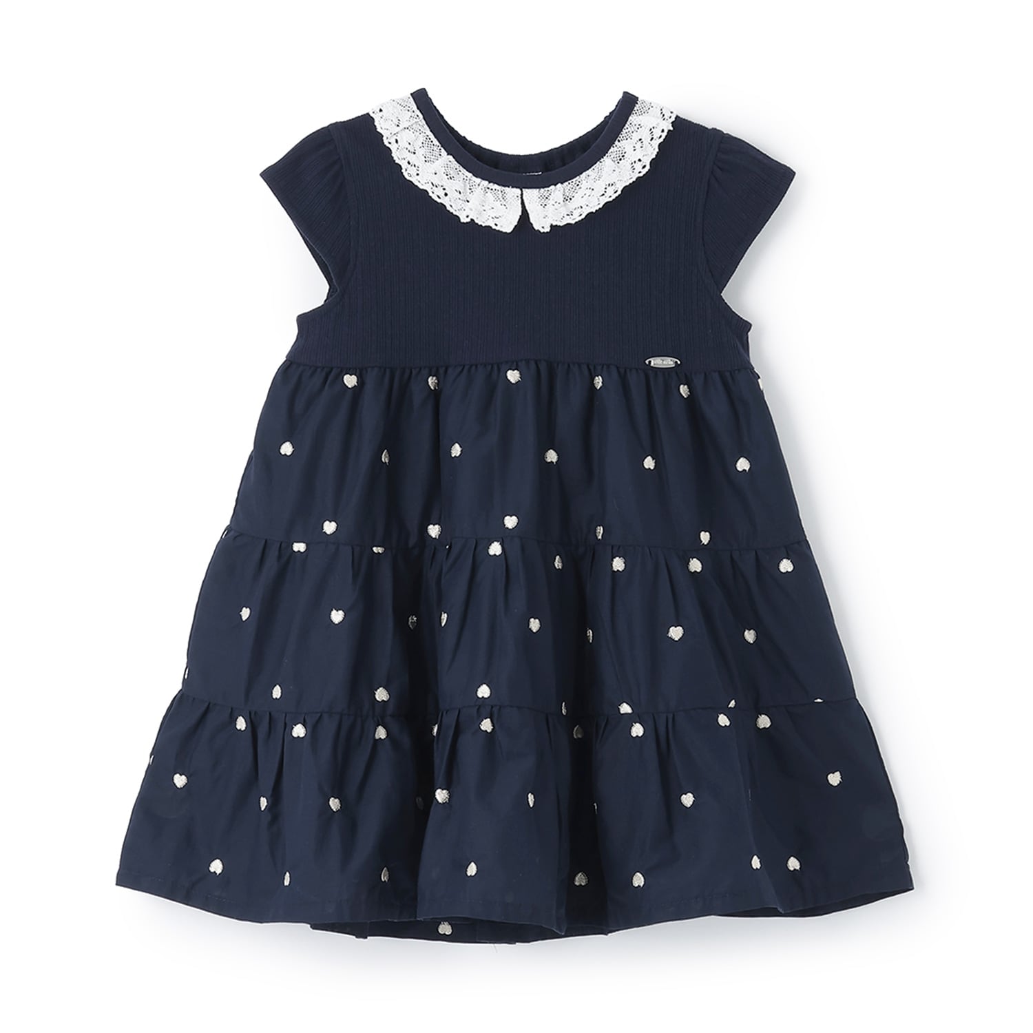 【リンク】ハート刺しゅうドッキングワンピース