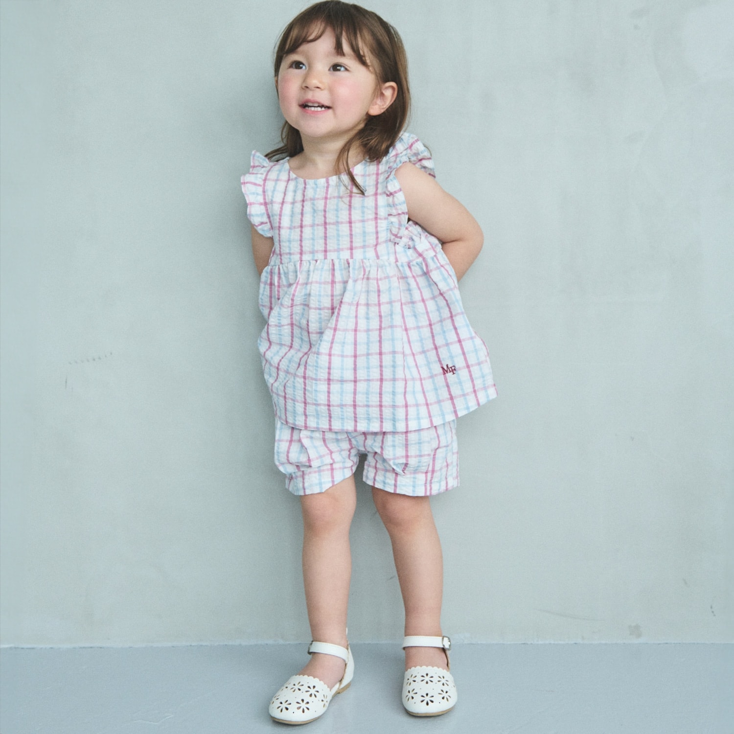 【藤本美貴コラボ】GIRLSチェックセットアップ