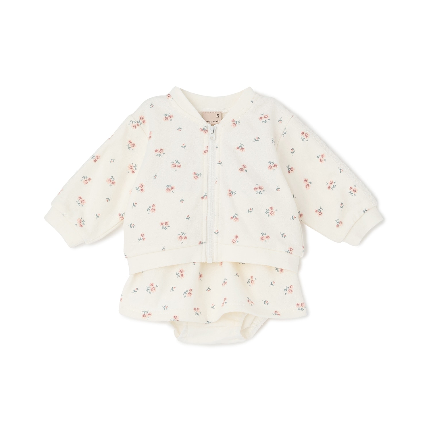 【リンク】花柄ZIP＆スカパンセットアップ